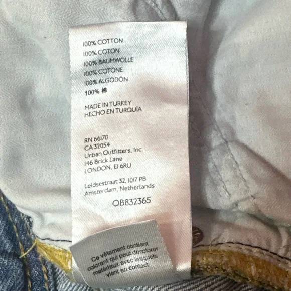 We The Free Maggie Mid Rise Straight Distressed Jeans in Light Stone - Picture 13 of 16